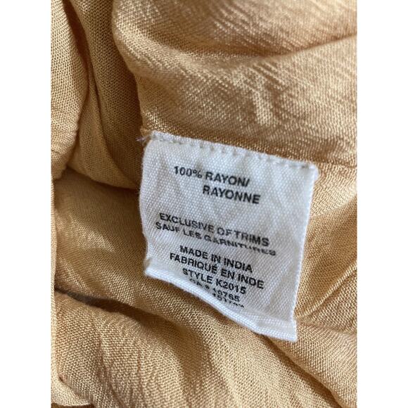 $5 SALE MUST GO Koy Resort Bandeau Mini Dress Swim Cover Up In Peach Size Small - Picture 9 of 9